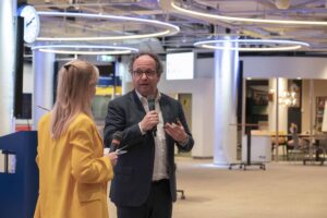 Annerijn Vink en Wouter Koolmees